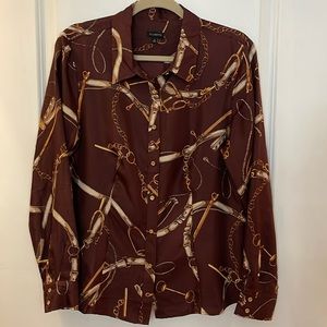 Talbots Silk Dress Shirt